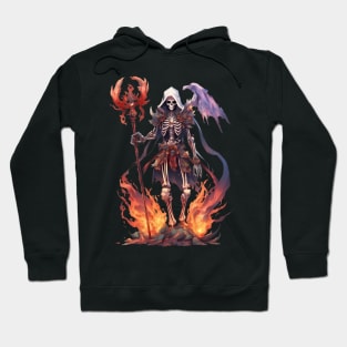 Demonic Descen Terrifying Realms of the Evil Demon Hell Underworld Hoodie